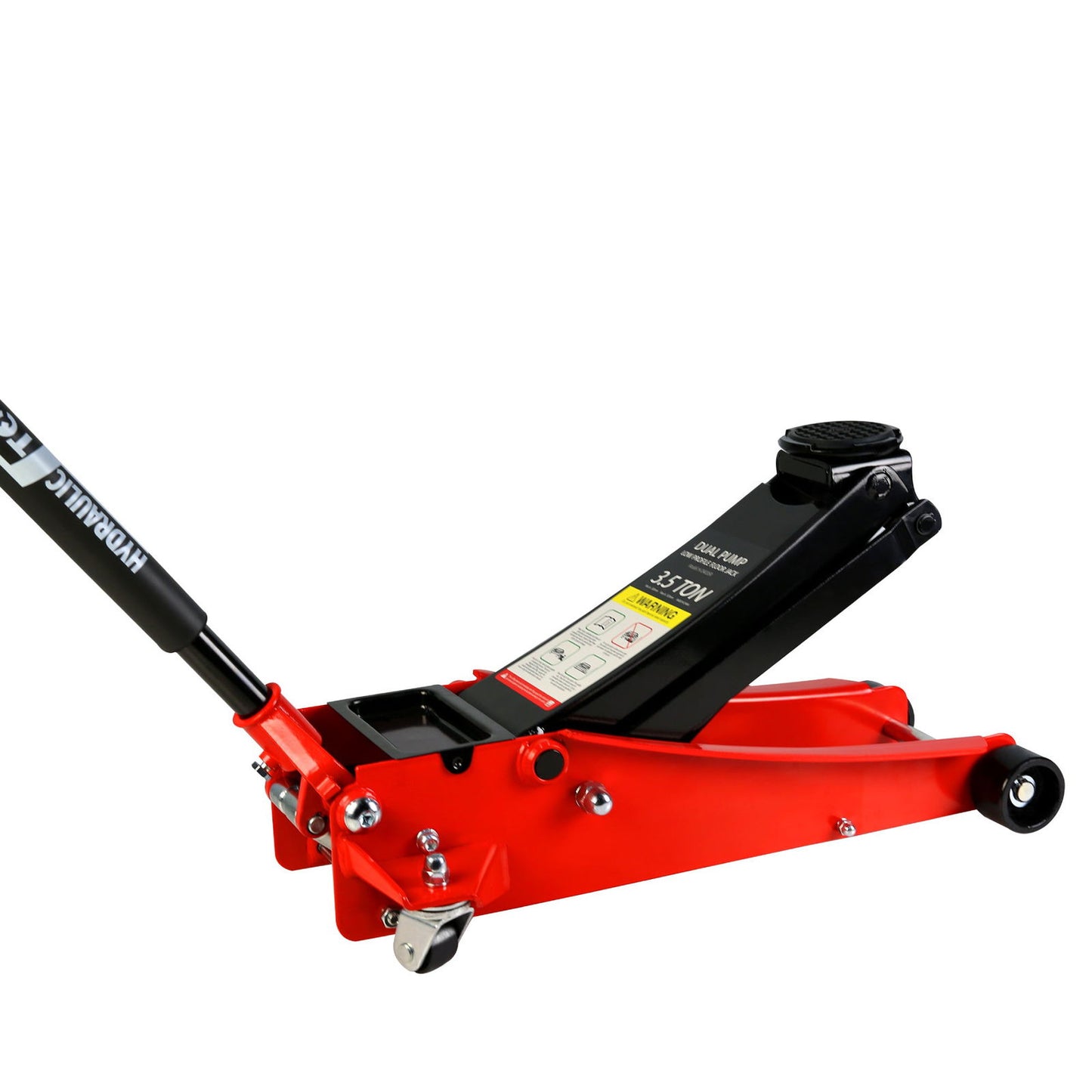 Floor Jack, 3.5 Ton Low Profile Floor Jack, Heavy-Duty Steel Racing Floor Jack with dual Piston Quick Lift Pump, Floor Jack Lifting Range 4"-21" himalipasal