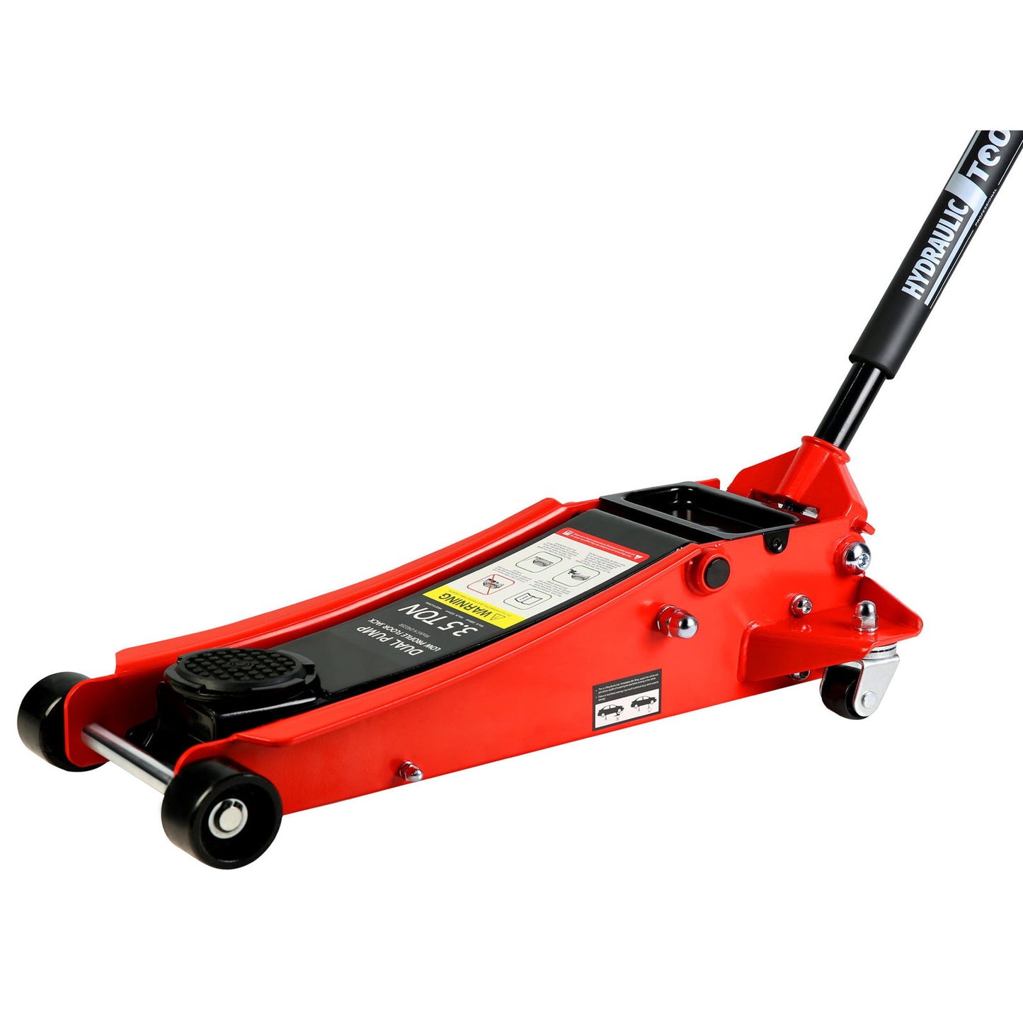 Floor Jack, 3.5 Ton Low Profile Floor Jack, Heavy-Duty Steel Racing Floor Jack with dual Piston Quick Lift Pump, Floor Jack Lifting Range 4"-21" himalipasal