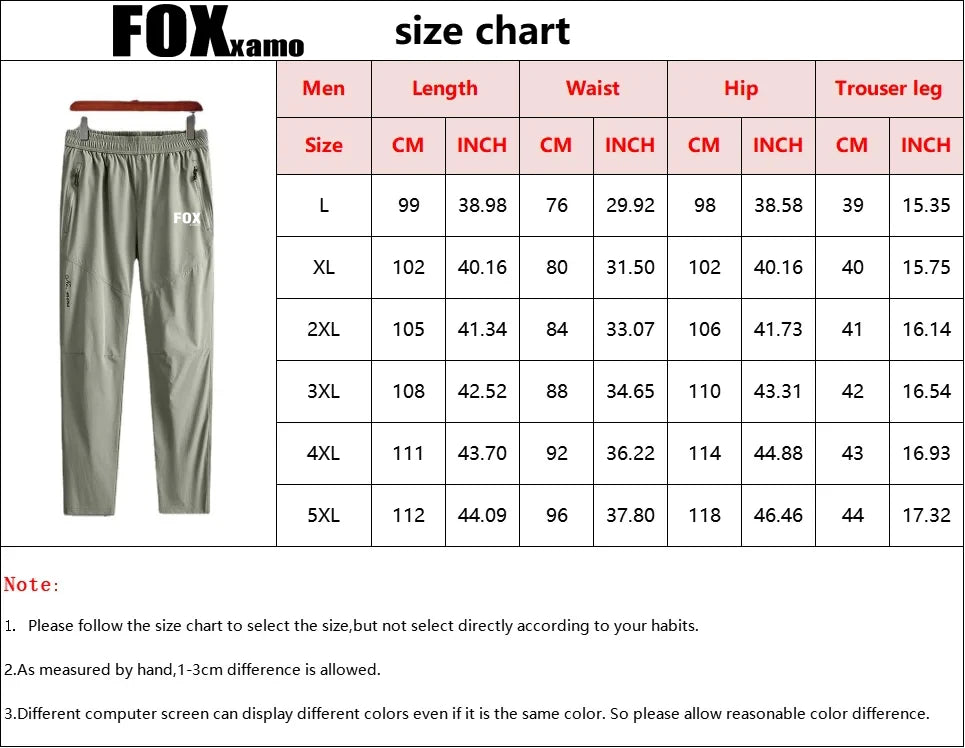 Fox Xamo Men Cycling Hiking Pants Camping Trekking Climbing Mountaineering Cargo Pants Outdoor Sports Waterproof Trousers Spring himalipasal