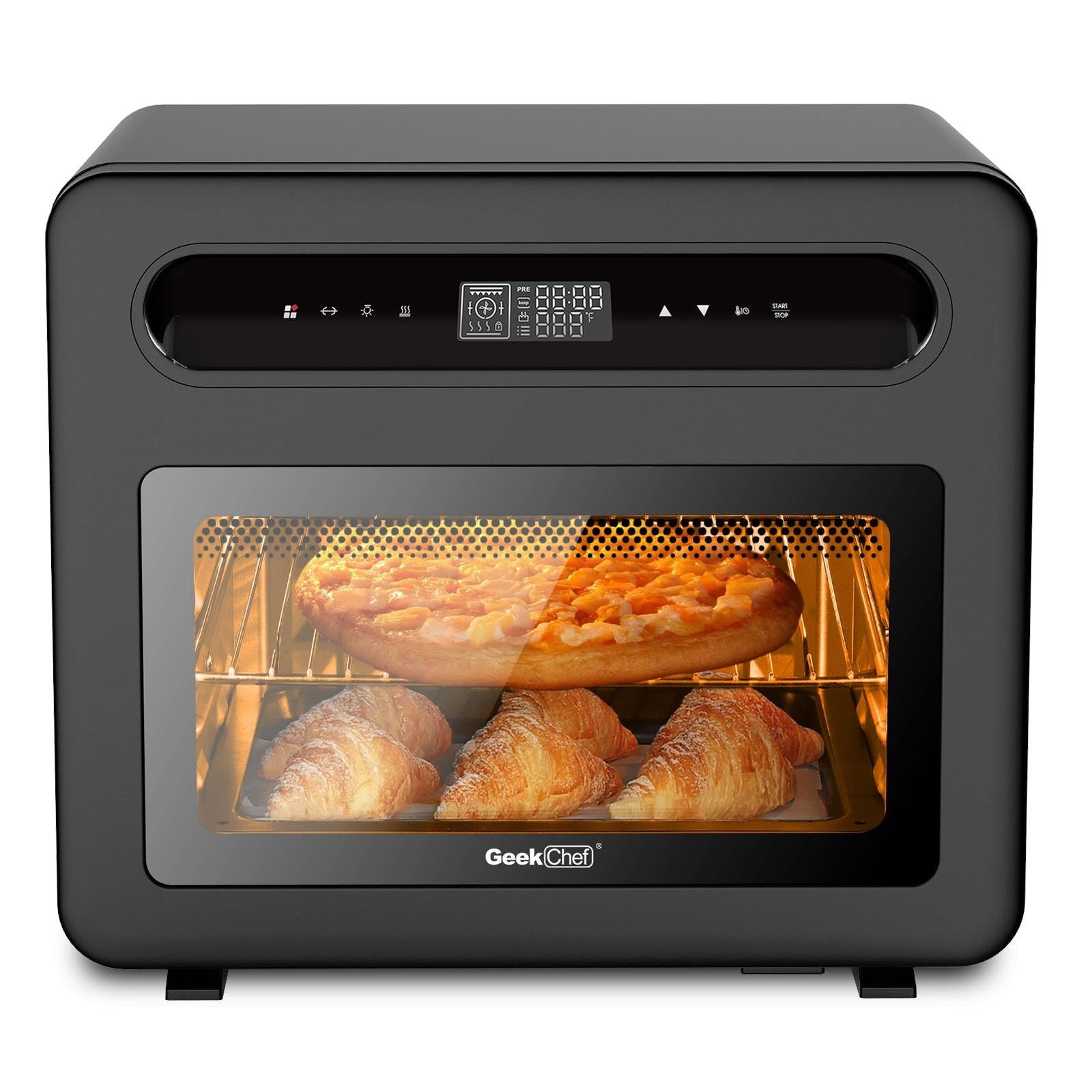 Geek Chef Steam Air Fryer Toast Oven Combo,26 QT Steam Convection Oven,6 Slice Toast,Stainless Steel Ban on Amazon himalipasal