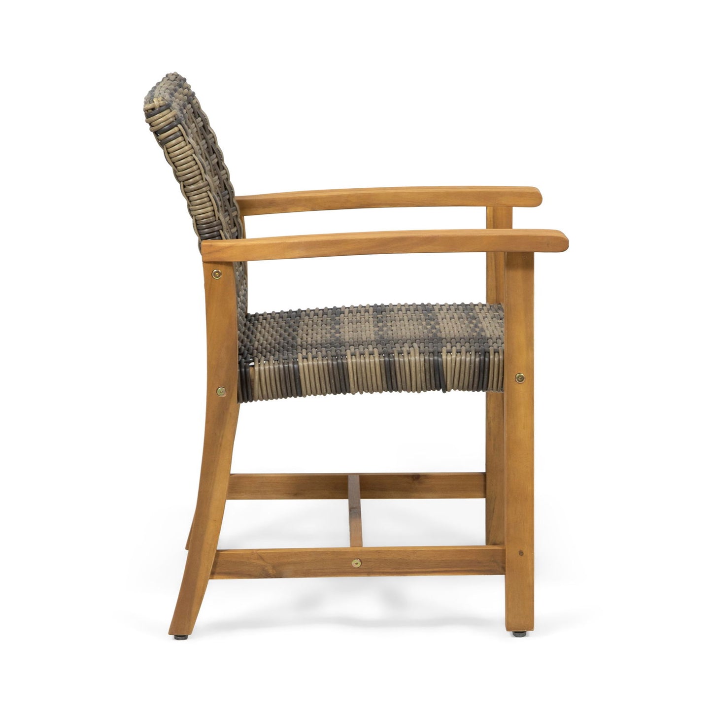 HAMPTON WOOD AND WICKER DINING CHAIR( SET OF 2 ) himalipasal