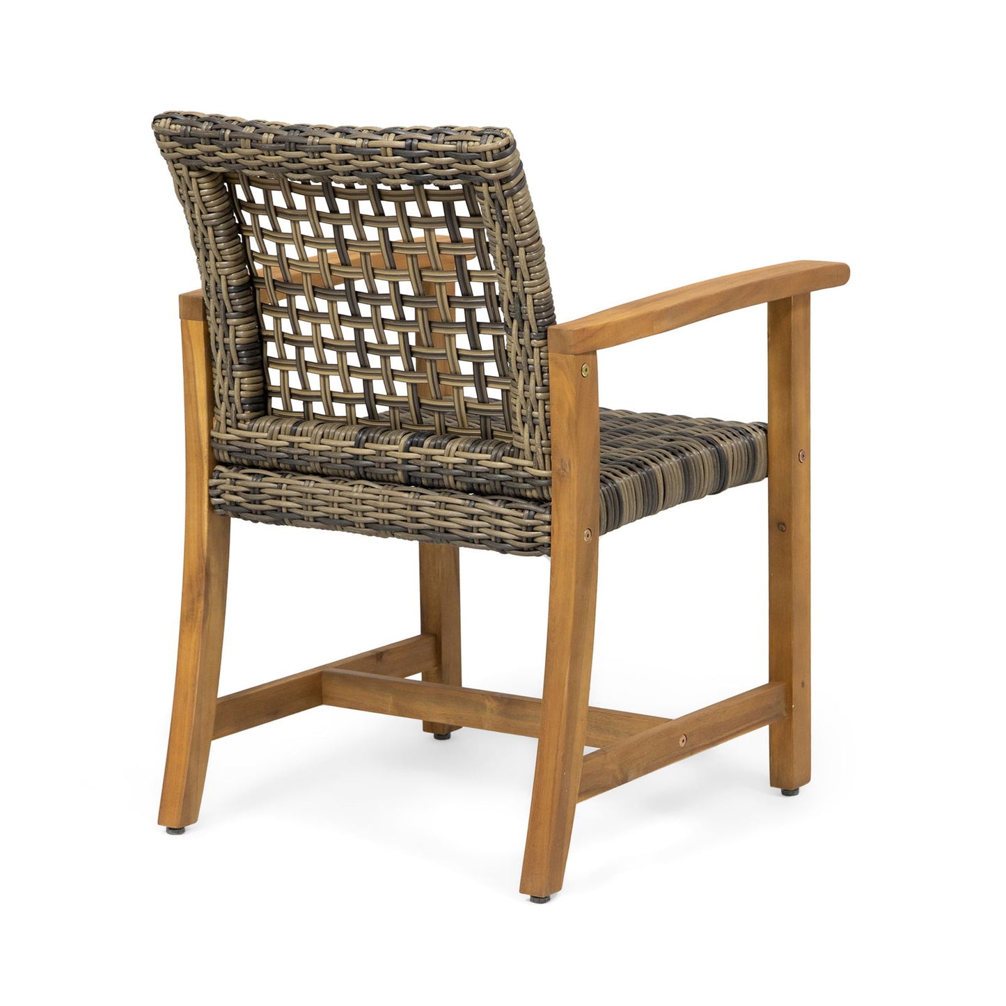 HAMPTON WOOD AND WICKER DINING CHAIR( SET OF 2 ) himalipasal