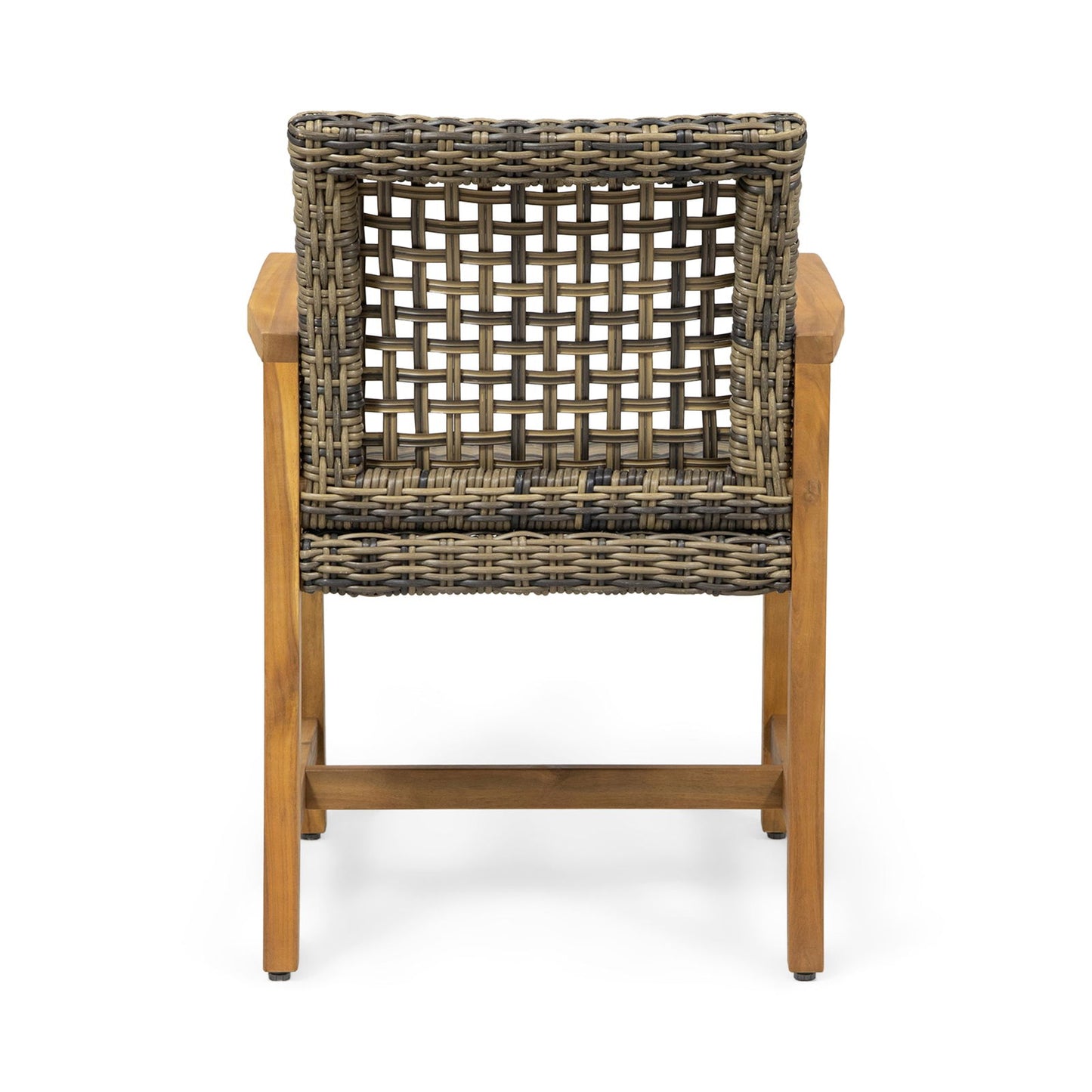 HAMPTON WOOD AND WICKER DINING CHAIR( SET OF 2 ) himalipasal