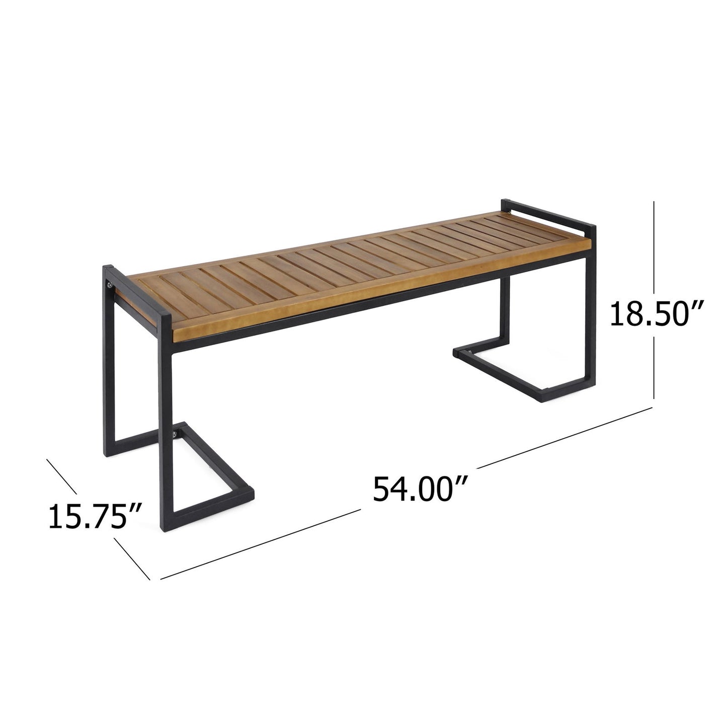 HOPKINS INDUSTRIAL WOOD AND METAL BENCH himalipasal