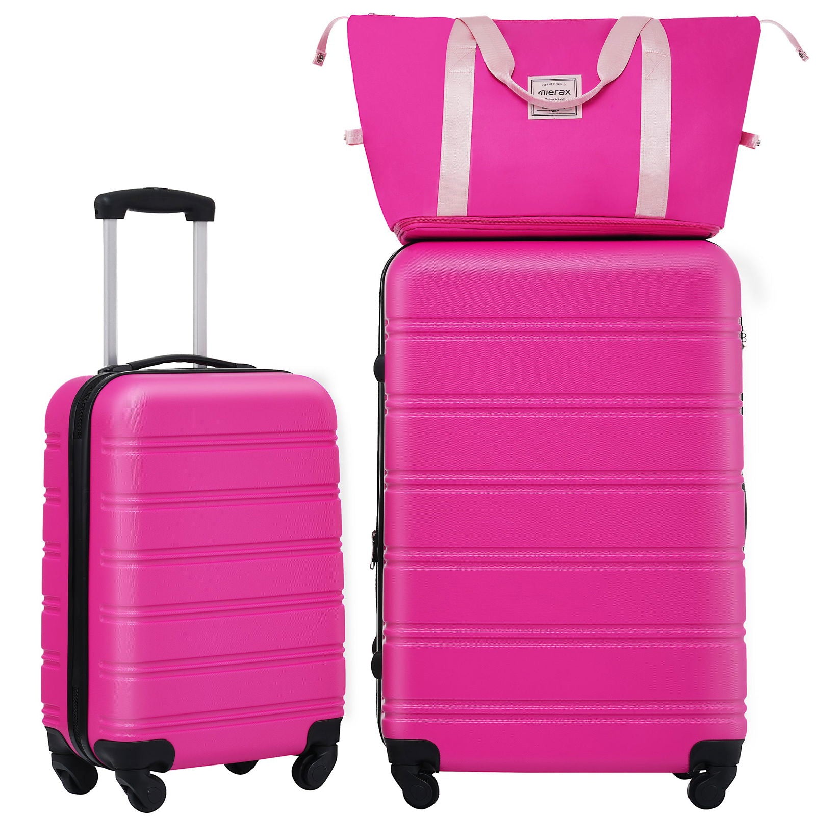 Hardshell Luggage Sets 2Pcs + Bag Spinner Suitcase with TSA Lock Lightweight 20" + 28" himalipasal