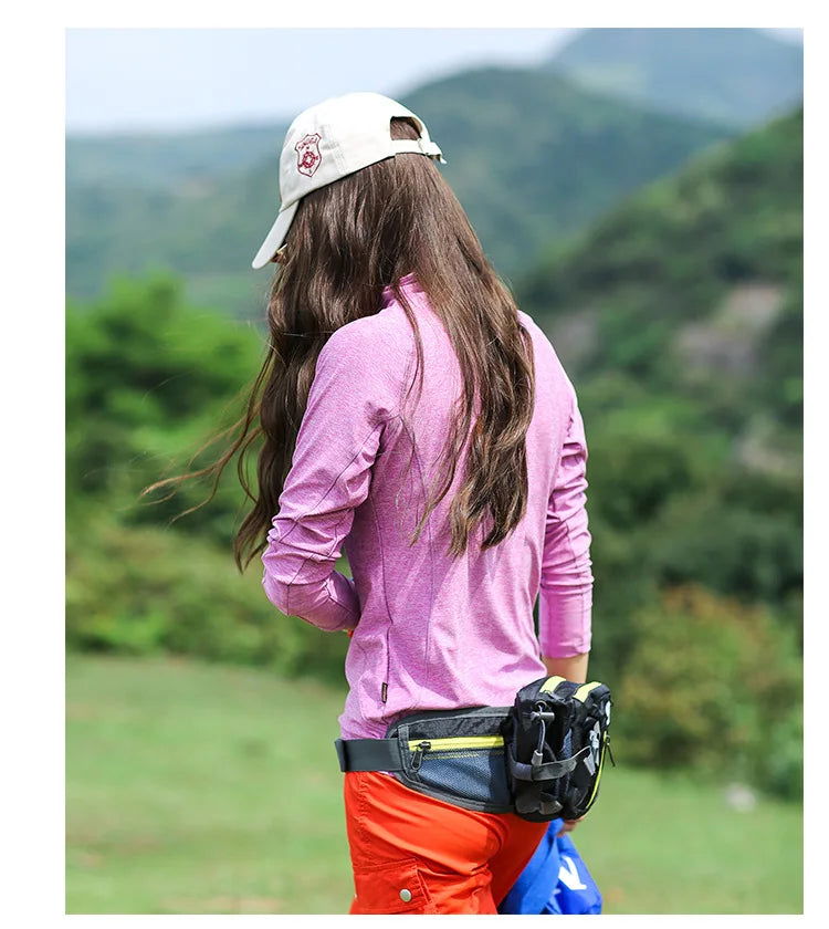 Hiking T-shirt Fashion Elastic Quick-drying Women Long-sleeved T-shirt Moisture Wicking Breathable Slim Mountaineering Clothes himalipasal