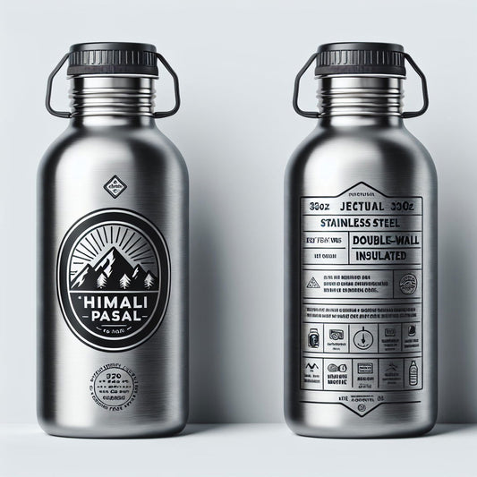 Himali Pasal Wide-Mouth Insulated Bottle - 32oz (Min Quantity 10) himalipasal