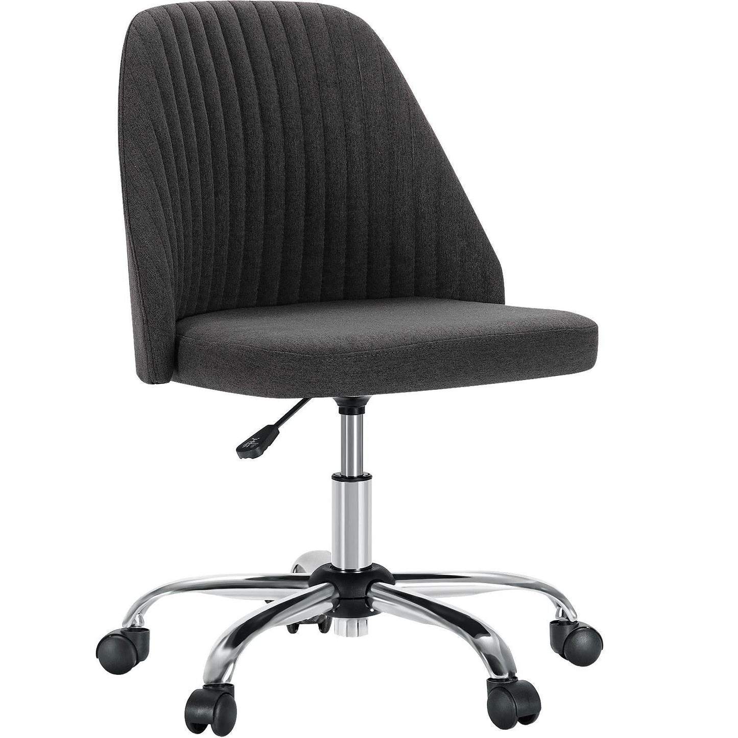 Home Office Desk Chair - Adjustable Rolling Chair, Armless Cute Modern Task Chair for himalipasal