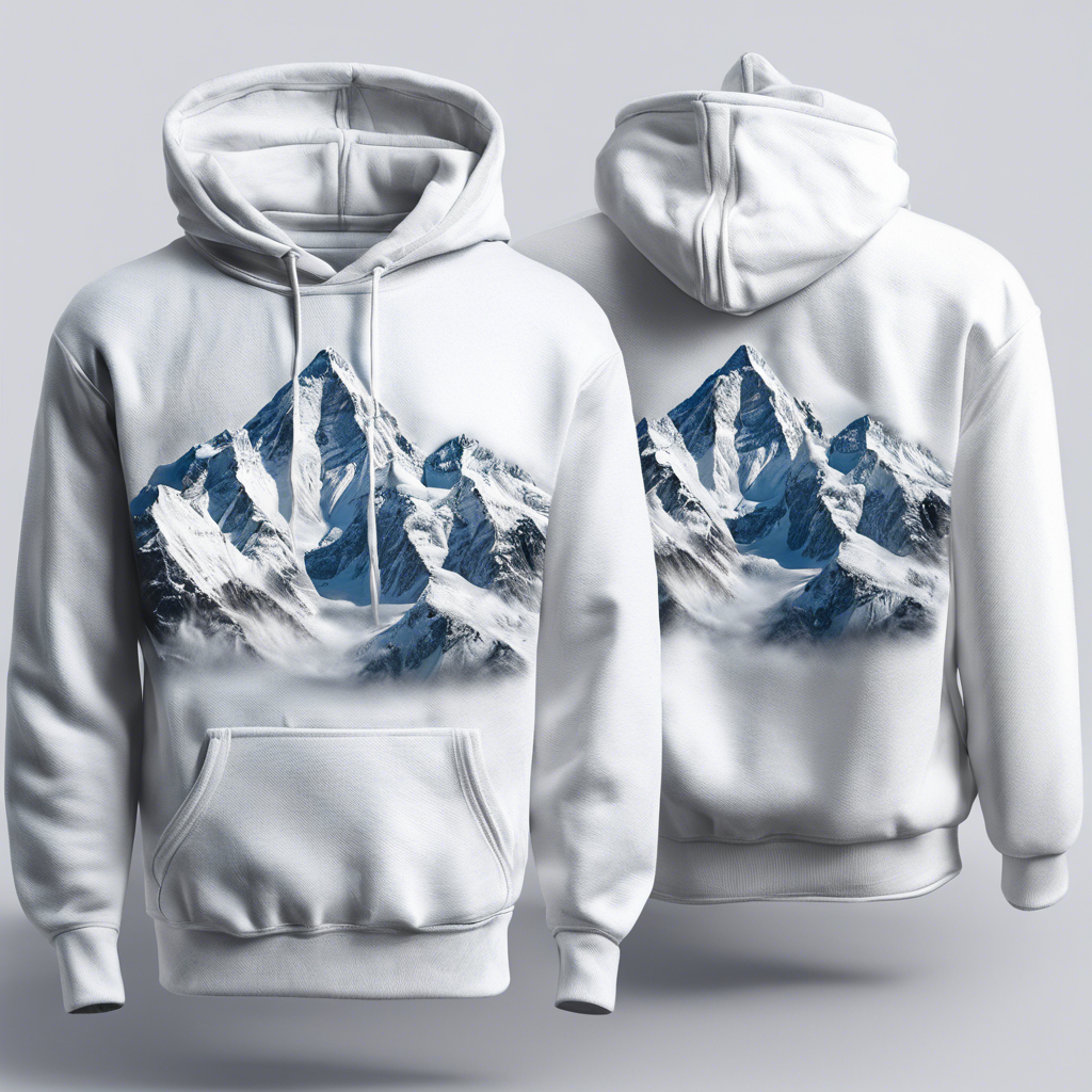 Hoodies with printed Mt. Everest - Unisex Hoodies himalipasal