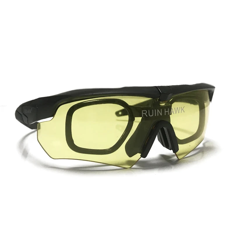 Hunting, mountaineering, combat goggles, shooting, army equipment, myopia frame, sports soft glasses, sunglasses himalipasal