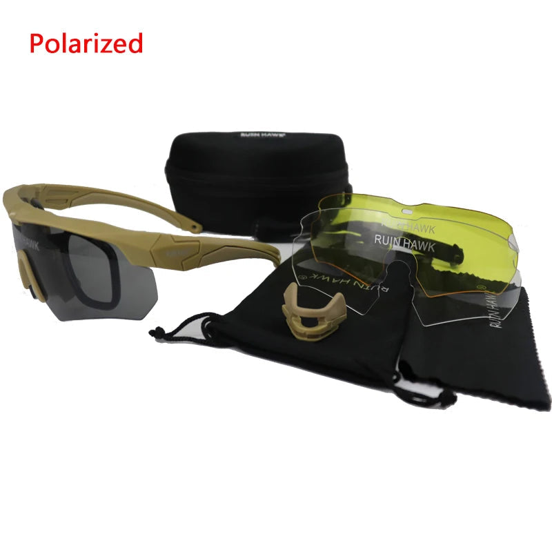 Hunting, mountaineering, combat goggles, shooting, army equipment, myopia frame, sports soft glasses, sunglasses himalipasal