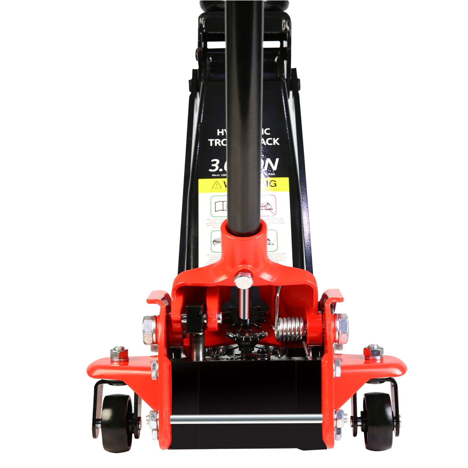 Hydraulic trolley Low Profile and Steel Racing Floor Jack with Piston Quick Lift Pump,3Ton (6,000 lb) Capacity, Lifting range 5.1"-20" himalipasal