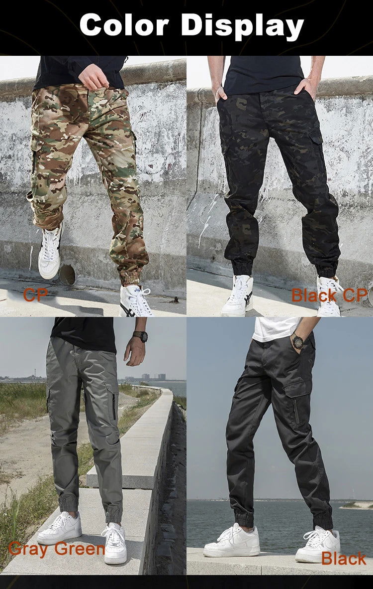 Jogger Sports Pants for Men Pro Camouflage Tactical Pants Rip-Stop Cargo Trousers Outdoor Mountaineering Sweatpants himalipasal