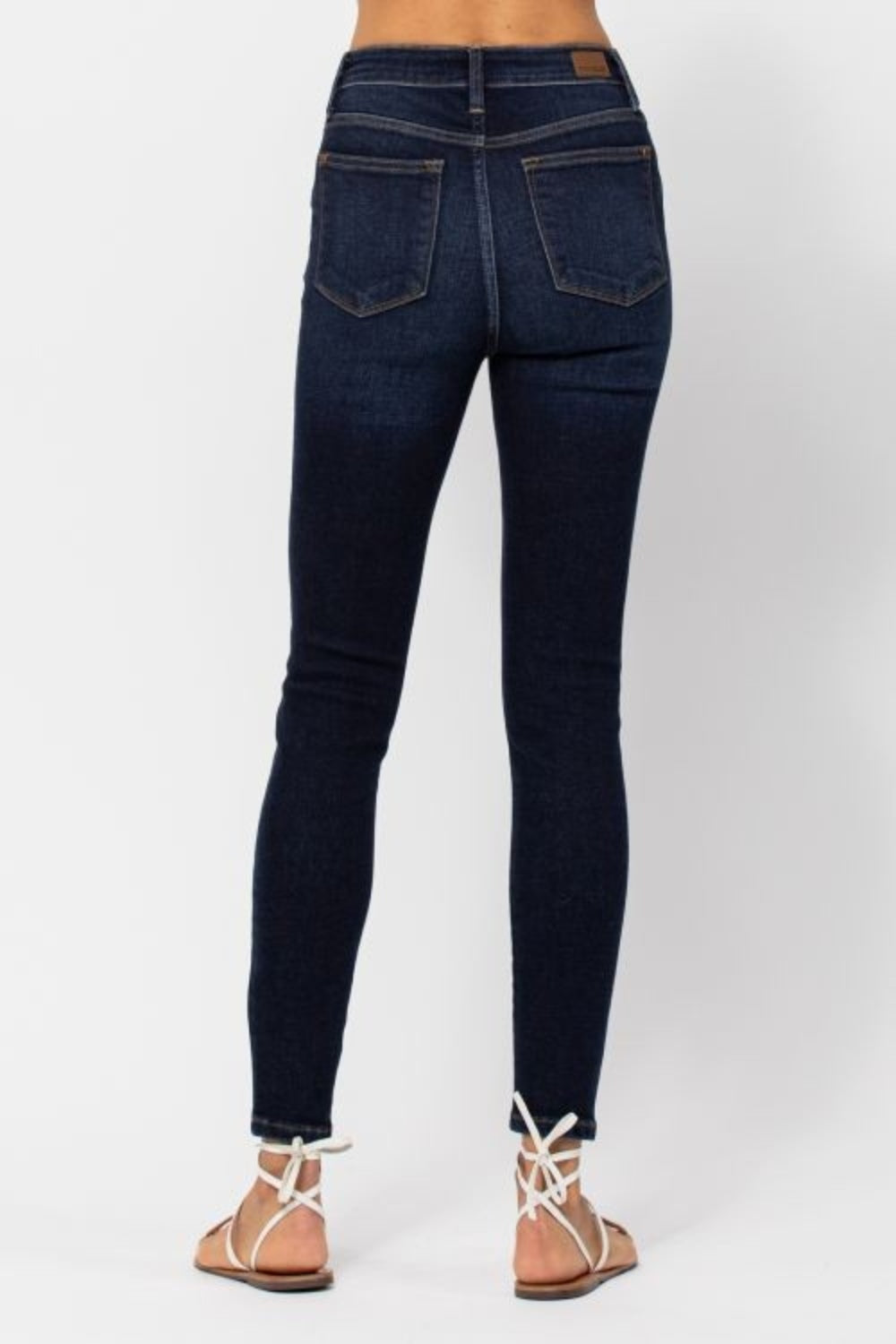 Judy Blue Full Size High Waist Handsand Skinny Jeans himalipasal