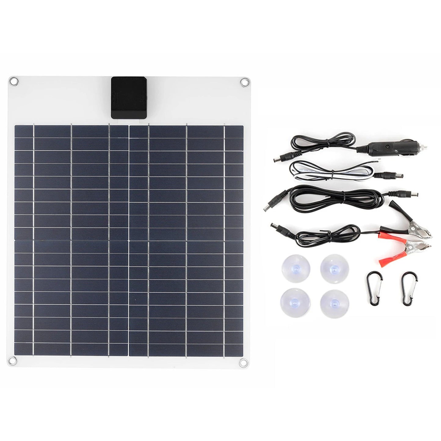 Kit 20W Solar Panel 5V 2A USB Accessories Fast Charging Flexible For RV Camping Mountaineering Higher Efficiency himalipasal