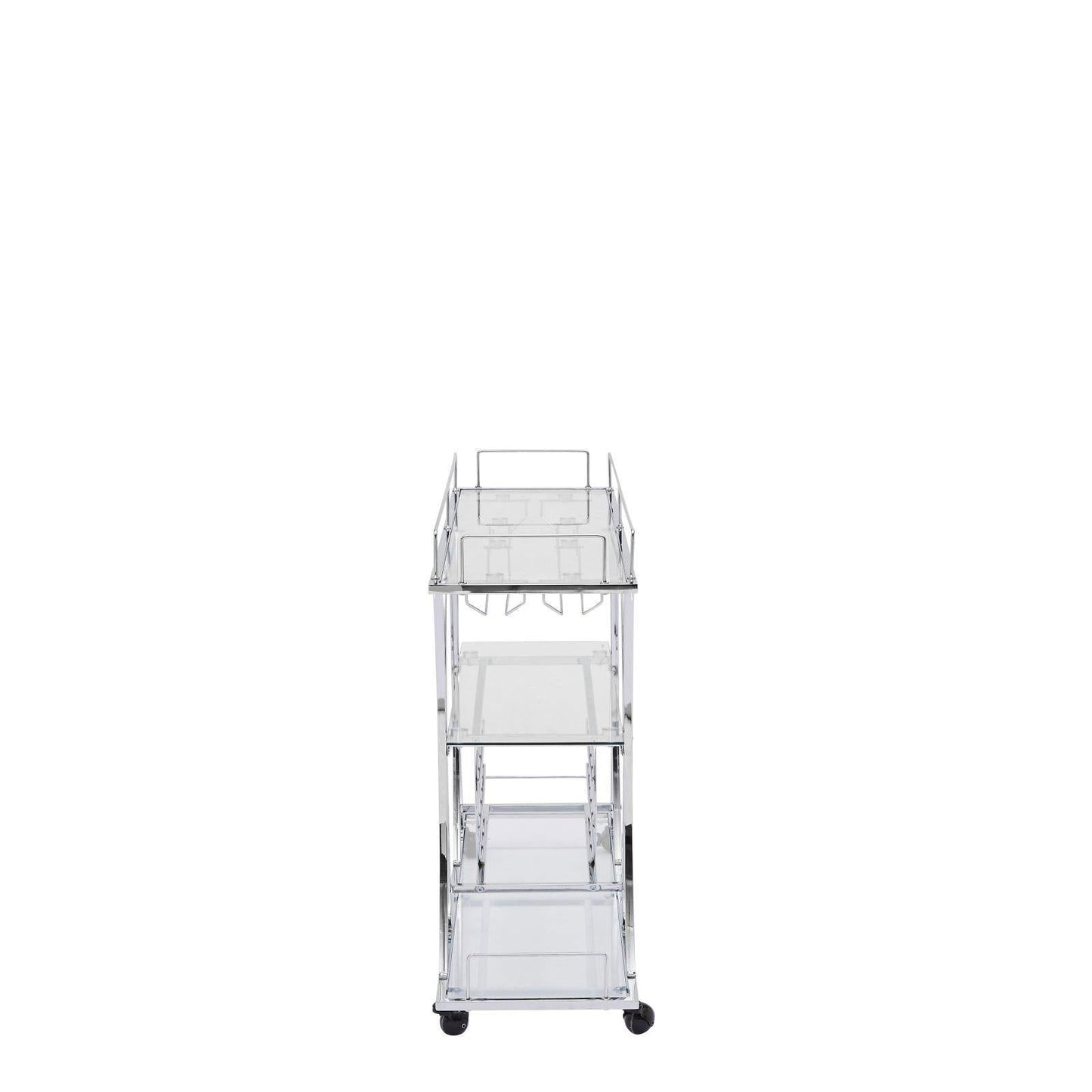 Kitchen & Dining Room Cart 3-Drawer Removable Storage Rack Trolley Cart with Rolling Wheels himalipasal