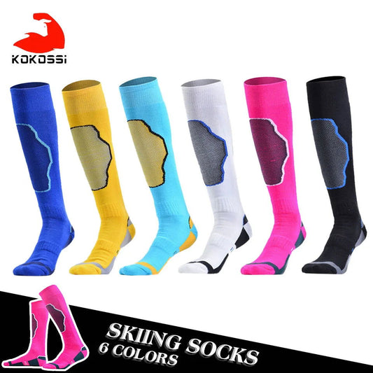 KoKossi Winter Thicken Long Tube Hiking Ski Mountaineering Socks Women Men Terry Thick Bottom Skin-friendly Non-slip Warm Socks himalipasal