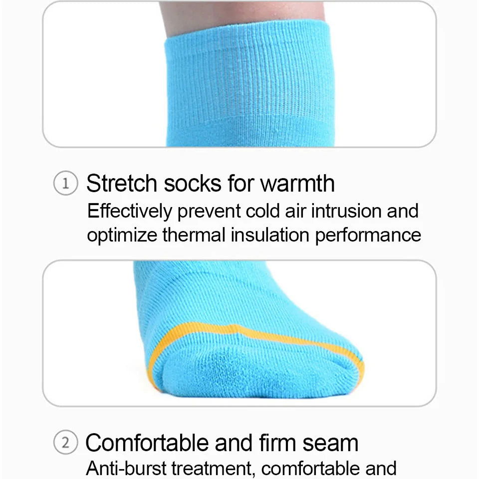 KoKossi Winter Thicken Long Tube Hiking Ski Mountaineering Socks Women Men Terry Thick Bottom Skin-friendly Non-slip Warm Socks himalipasal