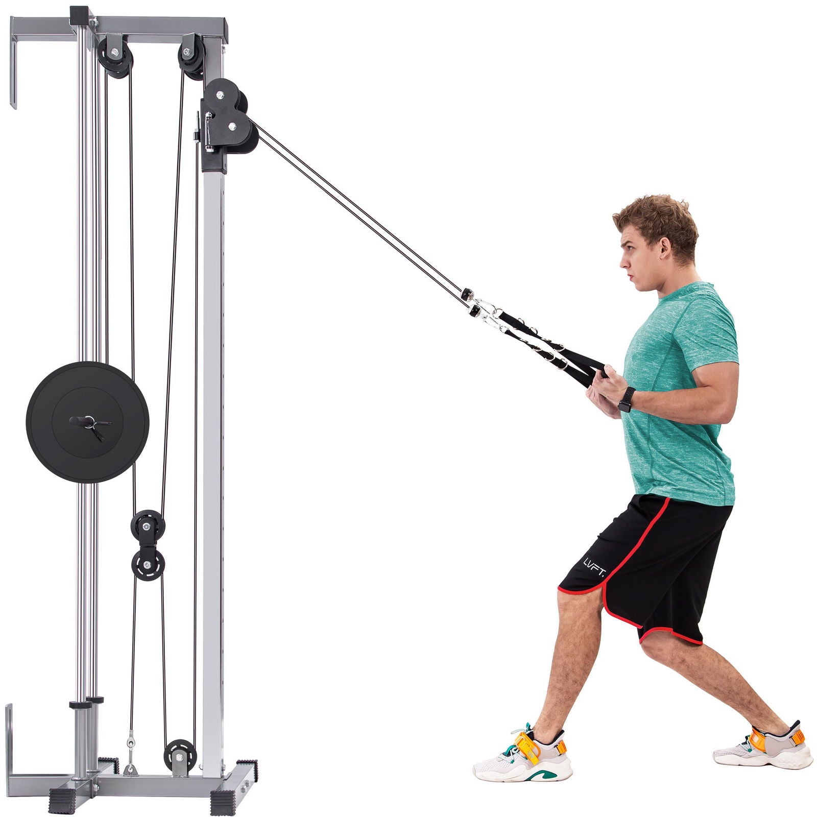 Lat Pulldown Machine Home Gym Fitness Silver himalipasal