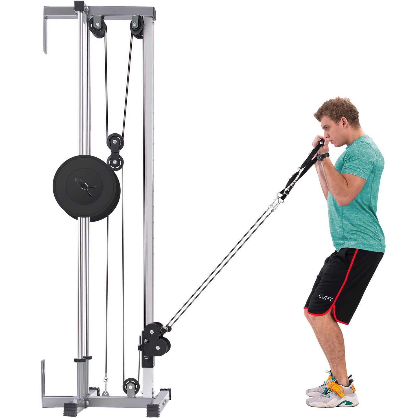 Lat Pulldown Machine Home Gym Fitness Silver himalipasal