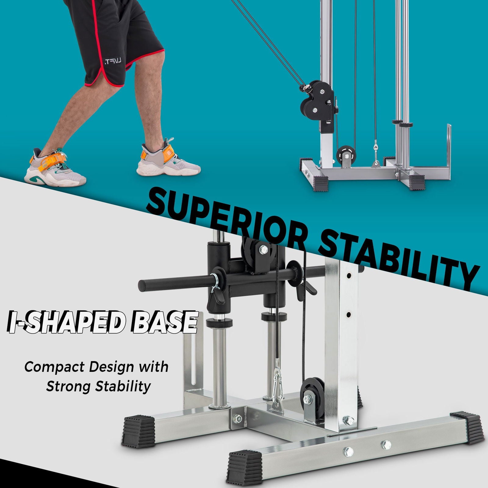 Lat Pulldown Machine Home Gym Fitness Silver himalipasal