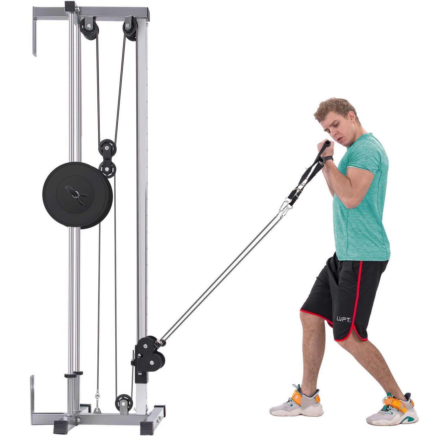 Lat Pulldown Machine Home Gym Fitness Silver himalipasal