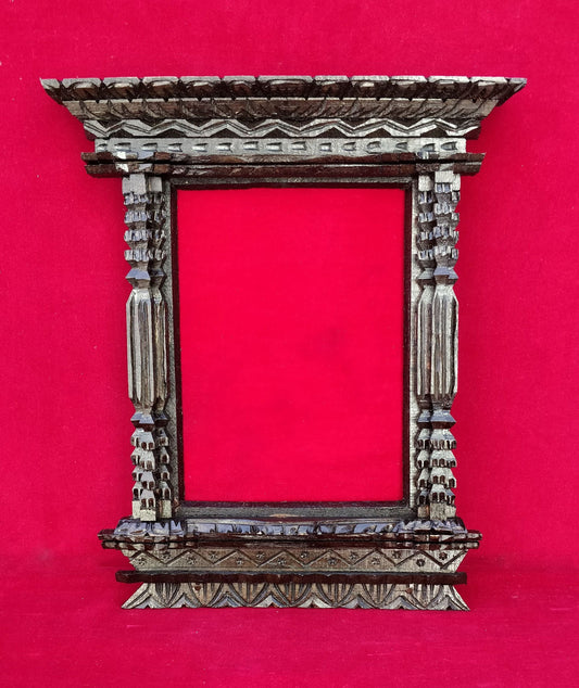 Long Wooden Carved Photo Frame himalipasal