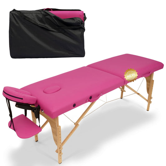 Massage Table Portable Massage Bed Lash Bed with Carrying Case SPA Table Height Adjustable, Salon Bed Face Cradle Bed himalipasal