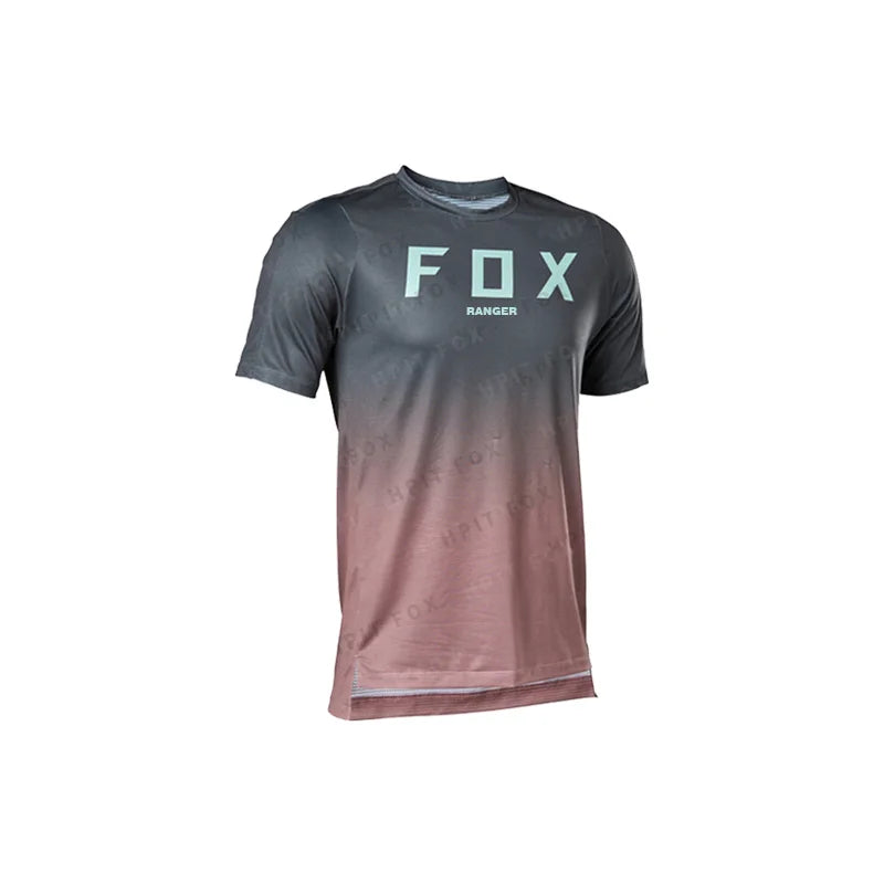 Men's cycling short sleeved T-shirt, mountaineering shirt, motorcycle  off-road T-shirt, mountain bike, cycling suit, MTB jersey