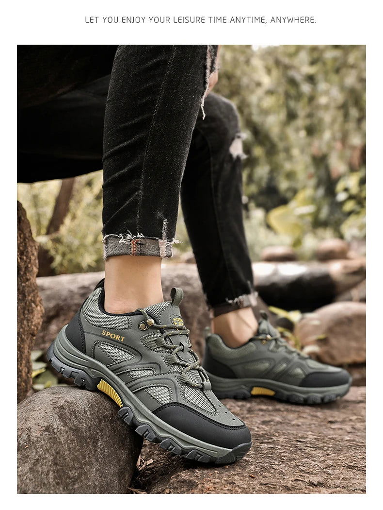 Men's running casual sneakers new mountaineering comfort men's shoes classic walking fitness shoes 2024 trainer men himalipasal