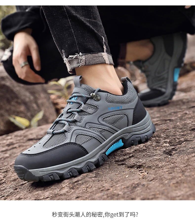 Men's running casual sneakers new mountaineering comfort men's shoes classic walking fitness shoes 2024 trainer men himalipasal