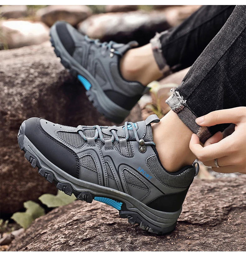 Men's running casual sneakers new mountaineering comfort men's shoes classic walking fitness shoes 2024 trainer men himalipasal