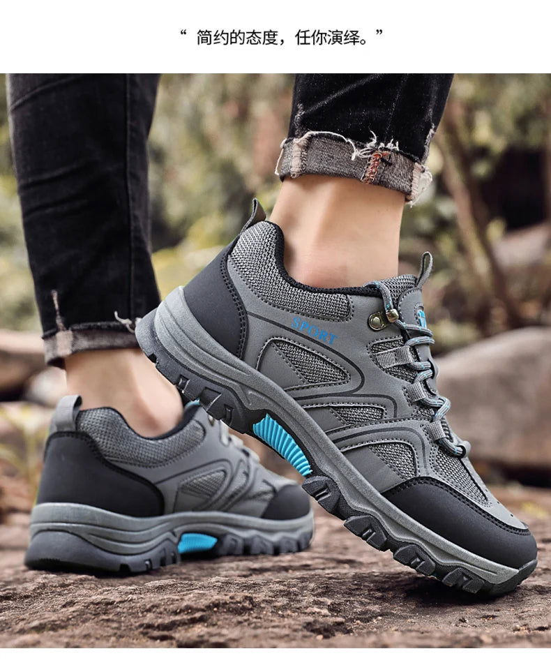 Men's running casual sneakers new mountaineering comfort men's shoes classic walking fitness shoes 2024 trainer men himalipasal