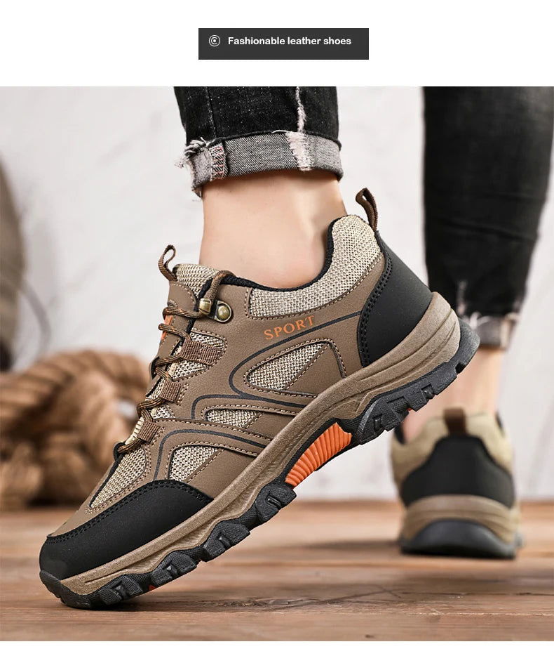 Men's running casual sneakers new mountaineering comfort men's shoes classic walking fitness shoes 2024 trainer men himalipasal