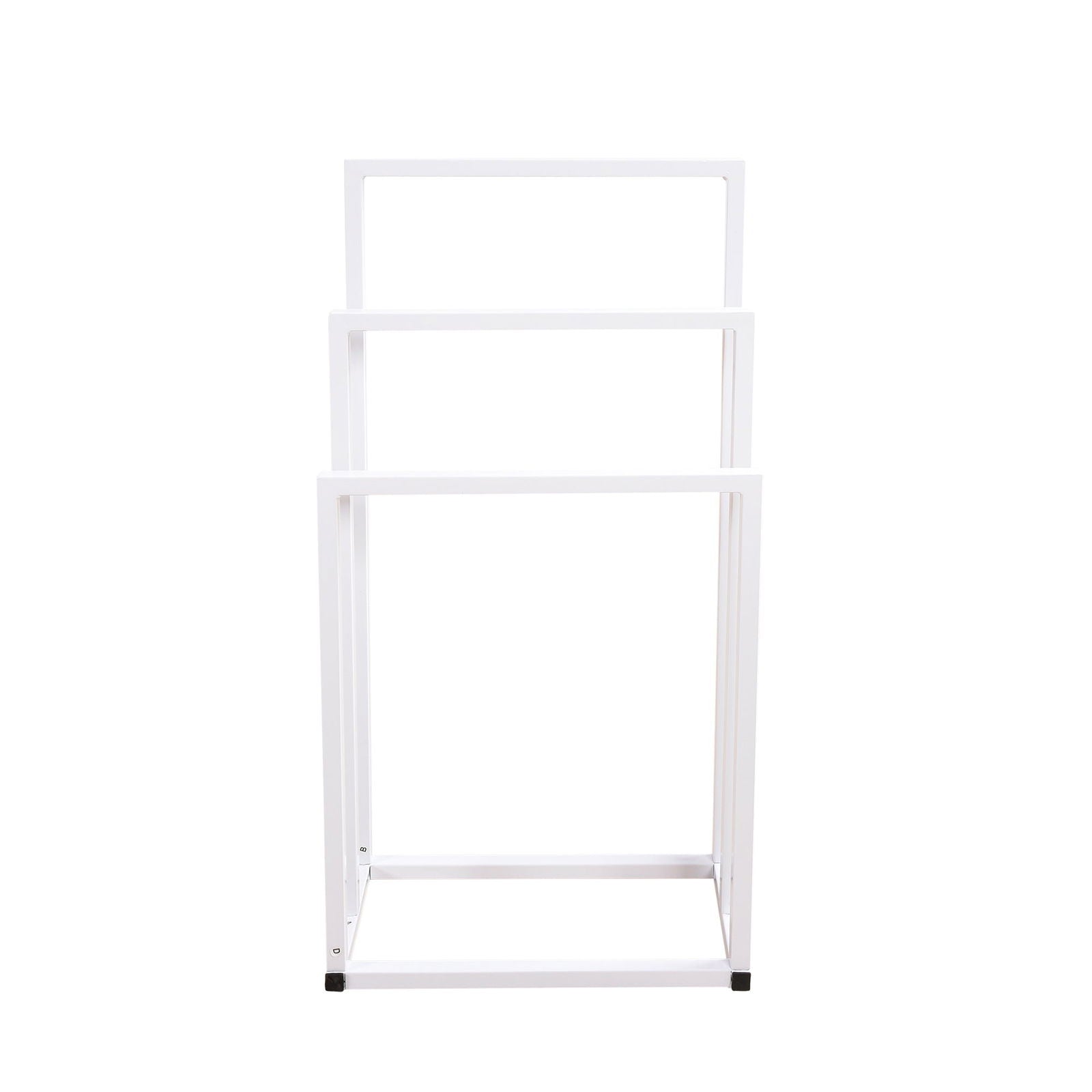 Metal Freestanding Towel Rack 3 Tiers Hand Towel Holder Organizer for Bathroom Accessories, White himalipasal