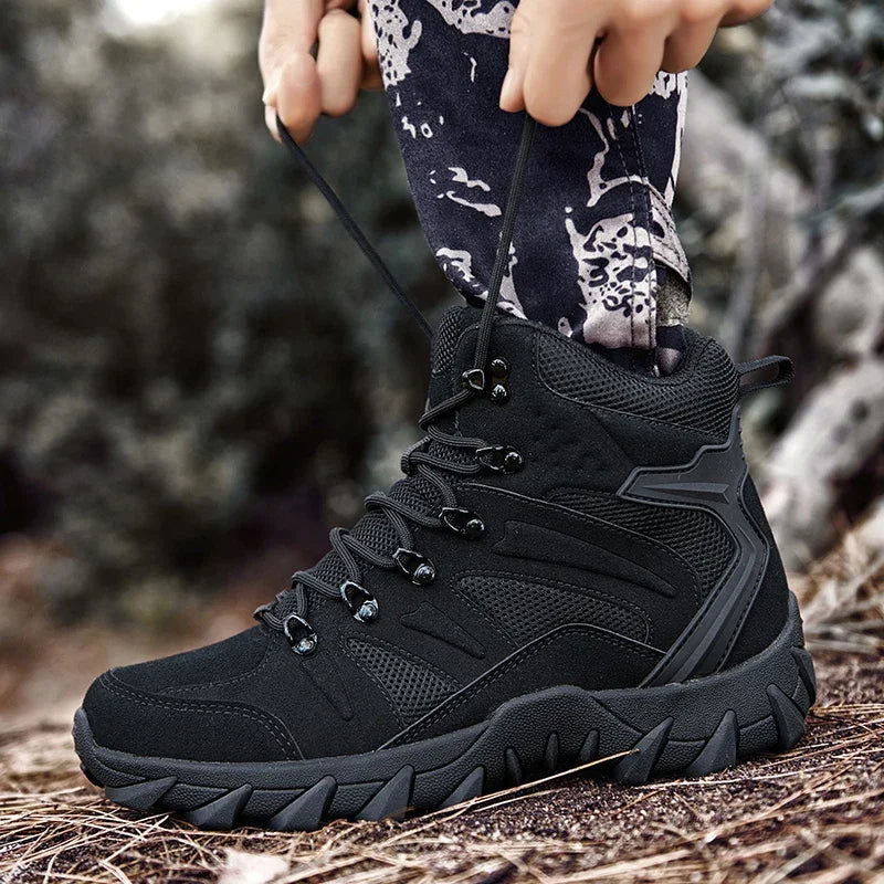 Military Man Tactical Boots Army Boots Men's Casual Shoes Hiking Boots Male Sneakers Sports and Leisure Loafers Platform Sports himalipasal