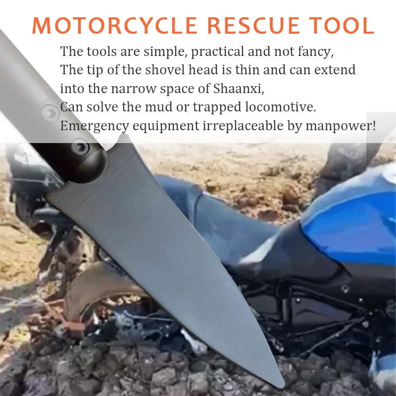 Motorcycle Rescue Tool Survival Shovel, Multi Tool Hammer, Hatchet, Mushroom Digging Spade, Camping Equipment himalipasal