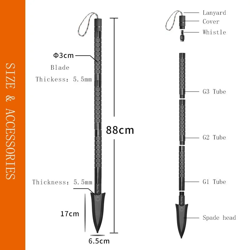 Motorcycle Rescue Tool Survival Shovel, Multi Tool Hammer, Hatchet, Mushroom Digging Spade, Camping Equipment himalipasal