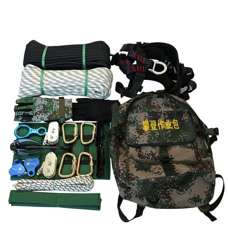 Mountaineering kit Outdoor camping equipment mountaineering backpack mountain climbing tool himalipasal