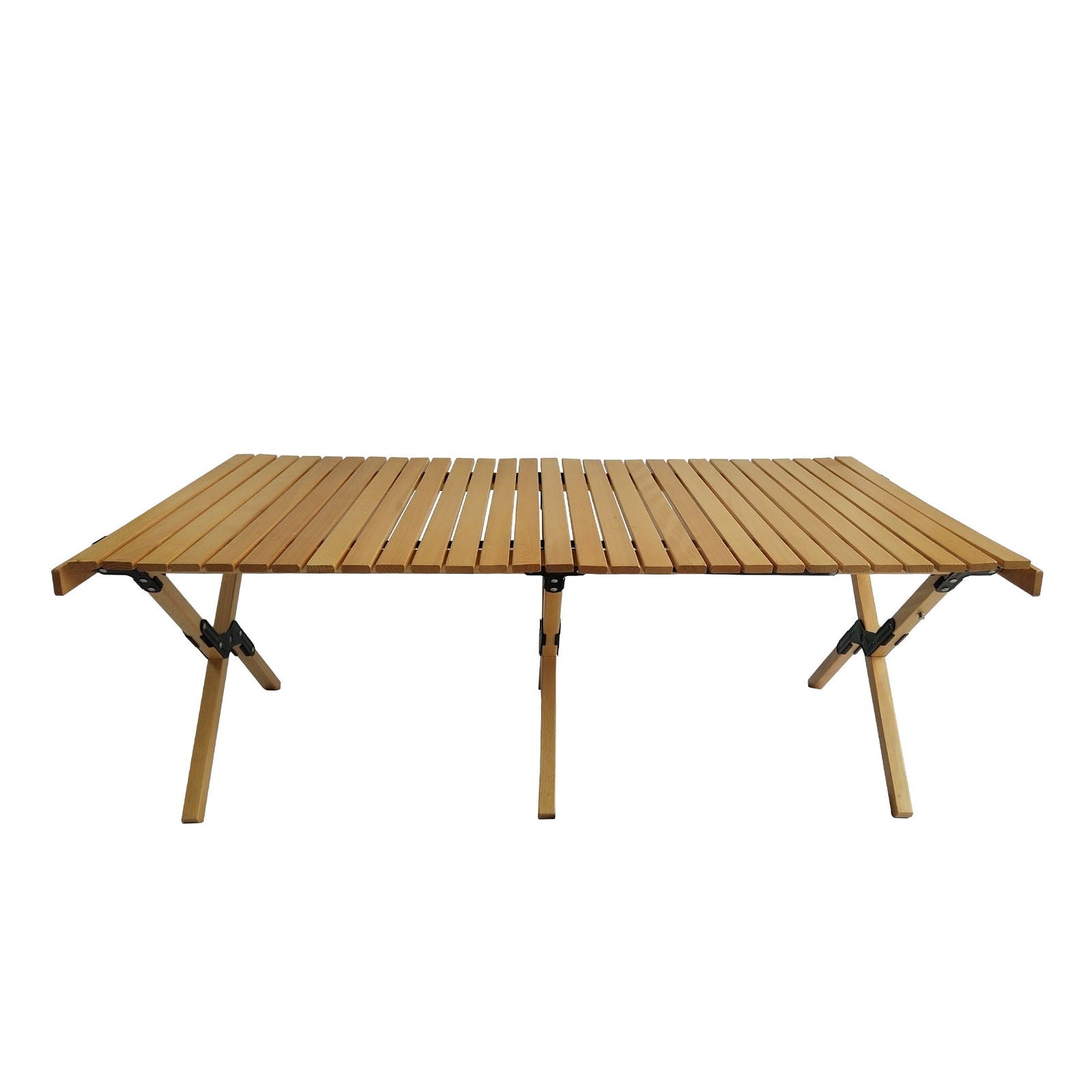 Multi-Function Wooden Foldable Portable Patio Dining Table, Natural Indoor and outdoor universal ,Natural himalipasal