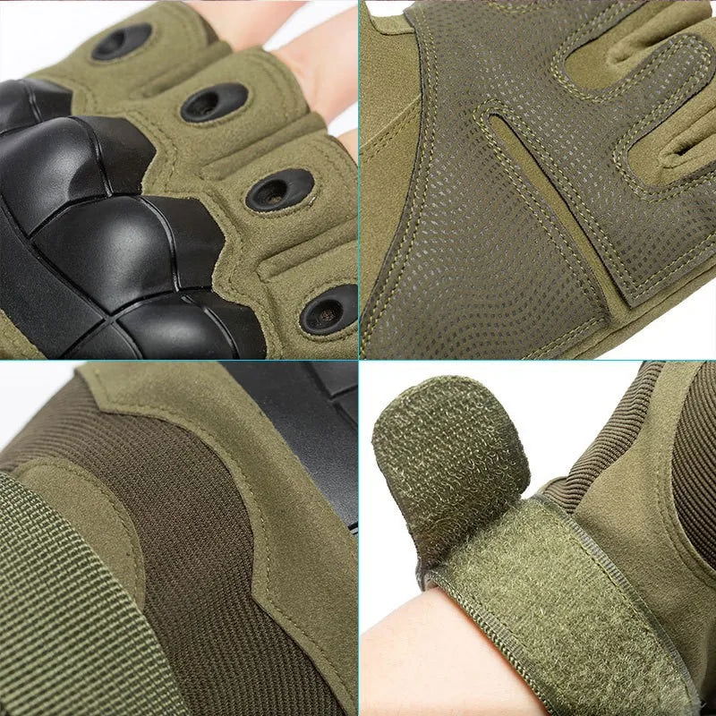 New Cycling Gloves Locomotive Glove Outdoor Tactical Gloves Riding Gloves Mtb Men Woman Biker Shooting Gym Mountaineering Gloves himalipasal