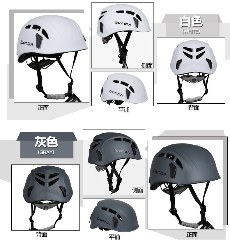 New High Strength And Durable Integrally-Molded Rock Climbing Helmet ABS+PC Corrosion Resistance Professional For Mountain Sport himalipasal