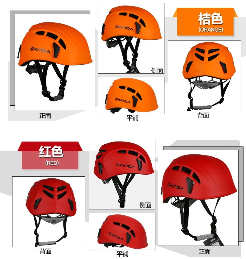 New High Strength And Durable Integrally-Molded Rock Climbing Helmet ABS+PC Corrosion Resistance Professional For Mountain Sport himalipasal