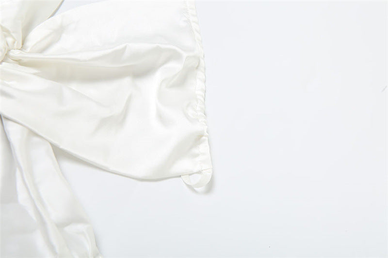 Summer Women Clothes Sexy Backless Contrast Color High Waist Tight Slimming One Piece Trousers