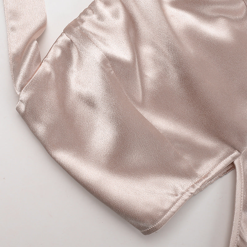 Socialite Elegant Sexy Halter Hollow Out Cutout Slit Formal Dress Dress Summer Suspender Dress