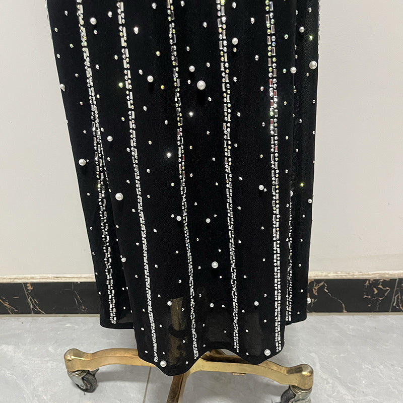 French Formal Dress Tube Top Elegant Sheath Beauty Back Lace up Dress Women Summer