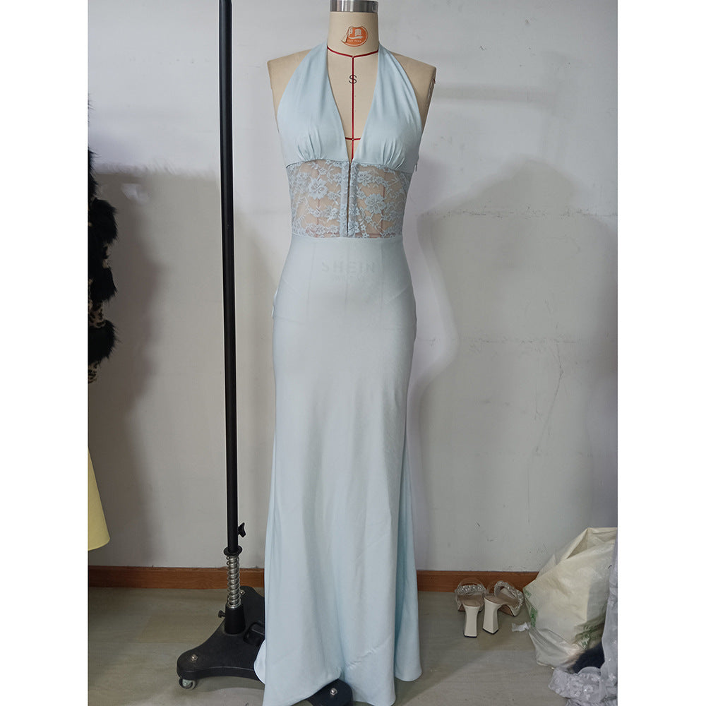 Wedding Dress for Women Sexy Nightclub Cocktail Footwear Annual Meeting Ball Party Long Fish Tail Maxi Dress