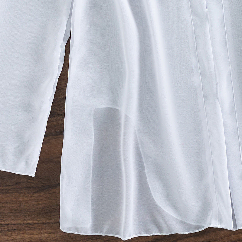 Summer Swimsuit Long Sleeve Women Swimsuit Solid Color Three Piece Sexy Bikini