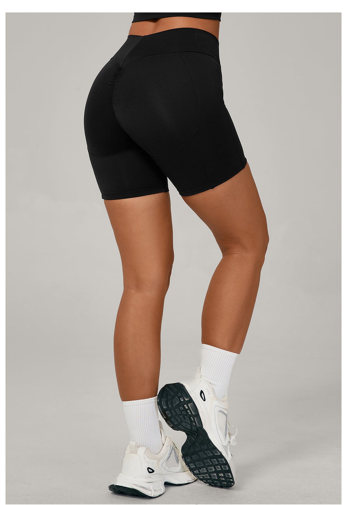 Autumn Sand Yoga Sports Shorts High Waist Tight Peach Hip Breathable Quick-Drying Running Workout Shorts