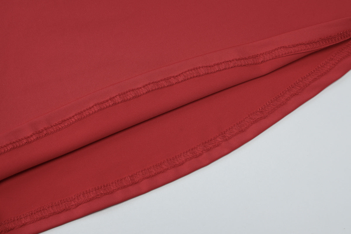 Summer Women Clothes off Neck Wooden Ear Stitching Tied Slim Tube Top Dress Women